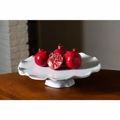 Deals 🔥 Abigails Fleur De Lis Footed Cake Tray 🛒 -Serveware Store Online unnamed file 101
