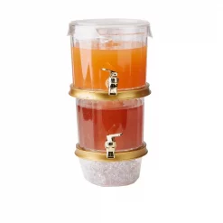 Best deal 😍 Mind Reader 2-Gal. Clear Beverage Dispenser With Ice Cone 2-Tier Stackable Drink Holder With Lids 🎁 -Serveware Store Online unnamed file 1068
