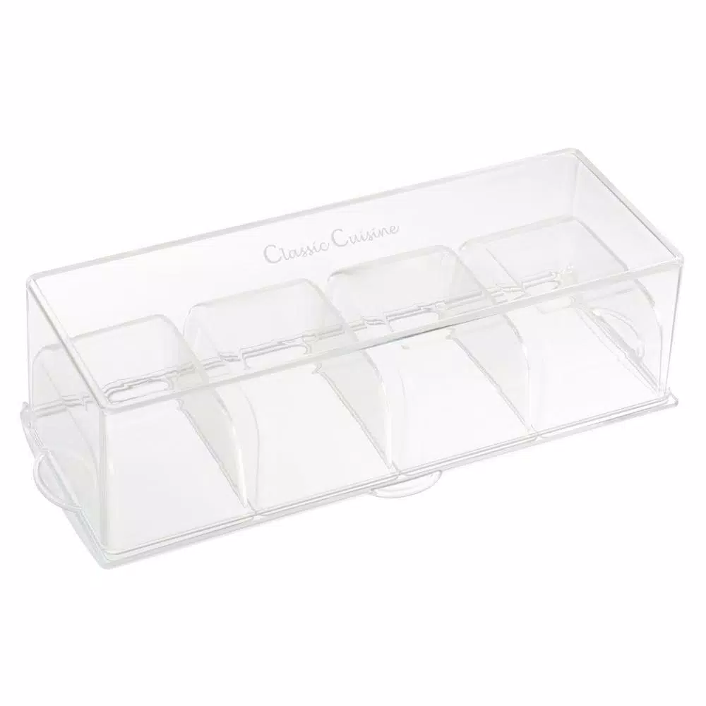 Best Sale ⭐ Classic Cuisine Cold Condiment Tray With Ice Chamber 💯 5 Best Sale ⭐ Classic Cuisine Cold Condiment Tray With Ice Chamber 💯 - Image 3