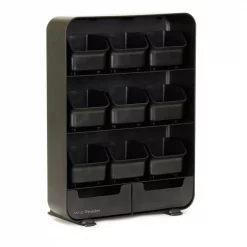 Flash Sale 🎉 Mind Reader Tea Black Bag/Condiment Organizer With Cup And Lid Storage 😀 -Serveware Store Online unnamed file 1126