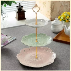 Hot Sale 🎁 MALACASA 3-Tiered Assorted Colors Cupcake Tower Stand Porcelain Round Tiered Serving Stand 🛒 -Serveware Store Online unnamed file 1159