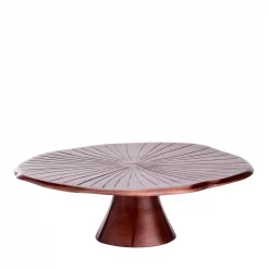 Cheap 💯 Old Dutch 14-1/2 In. D Antique Copper “Lily Pad” Cake Stand 😍