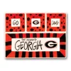 Budget 🔔 Magnolia Lane Georgia Ceramic 4 Section Tailgating Serving Platter 🥰