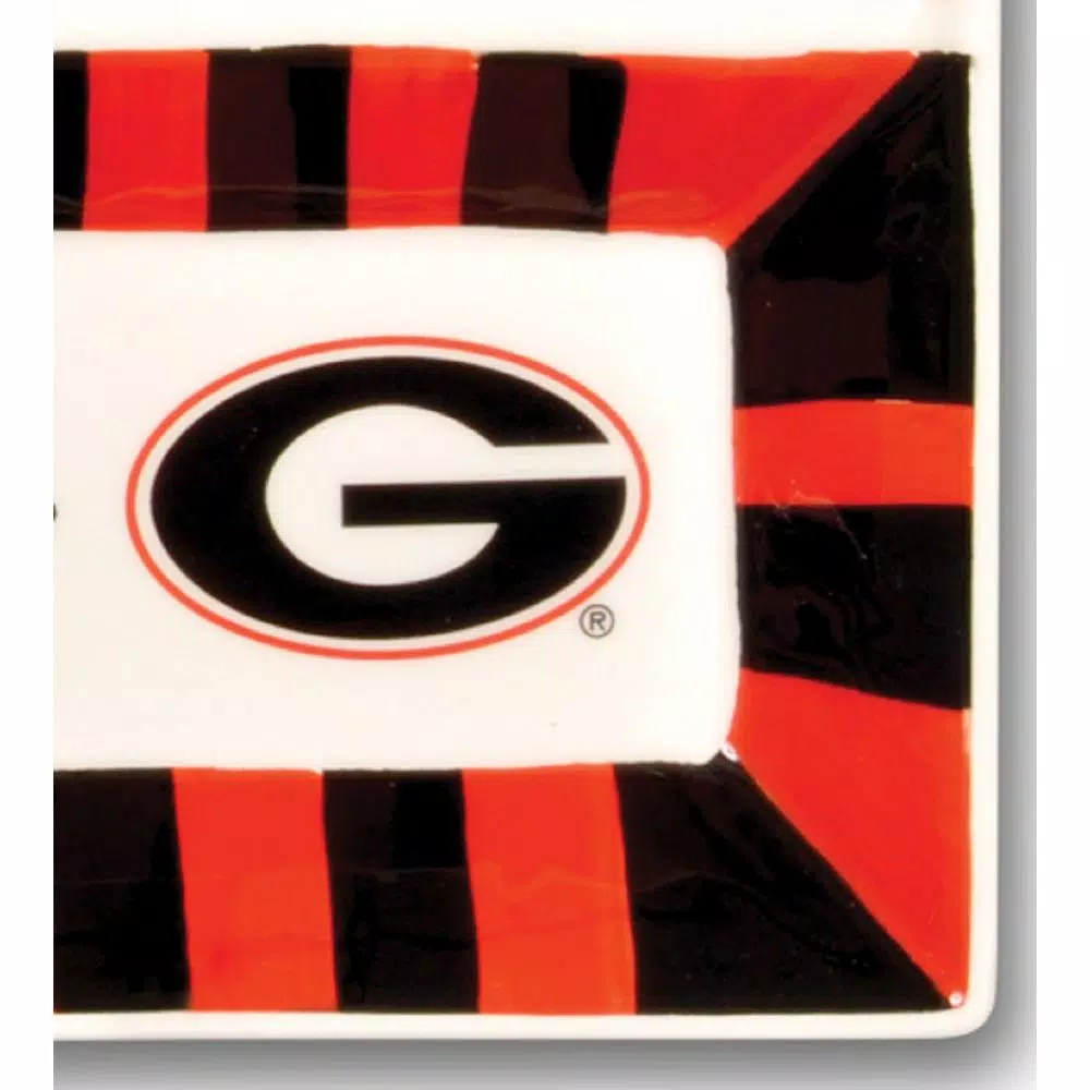 Budget 🔔 Magnolia Lane Georgia Ceramic 4 Section Tailgating Serving Platter 🥰 4 Budget 🔔 Magnolia Lane Georgia Ceramic 4 Section Tailgating Serving Platter 🥰 - Image 2