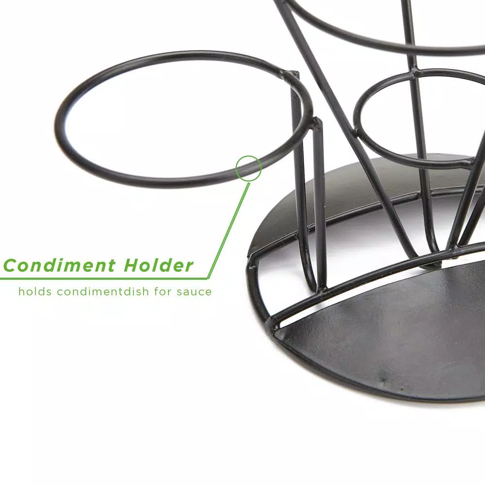 Outlet ๐ Mind Reader 5.25 In. W X 6.75 In. H X 5.25 In. D Cone Shaped Silver Fry Cone Holder (Set Of 3) ๐ 6 Outlet ๐ Mind Reader 5.25 In. W X 6.75 In. H X 5.25 In. D Cone Shaped Silver Fry Cone Holder (Set Of 3) ๐ - Image 4