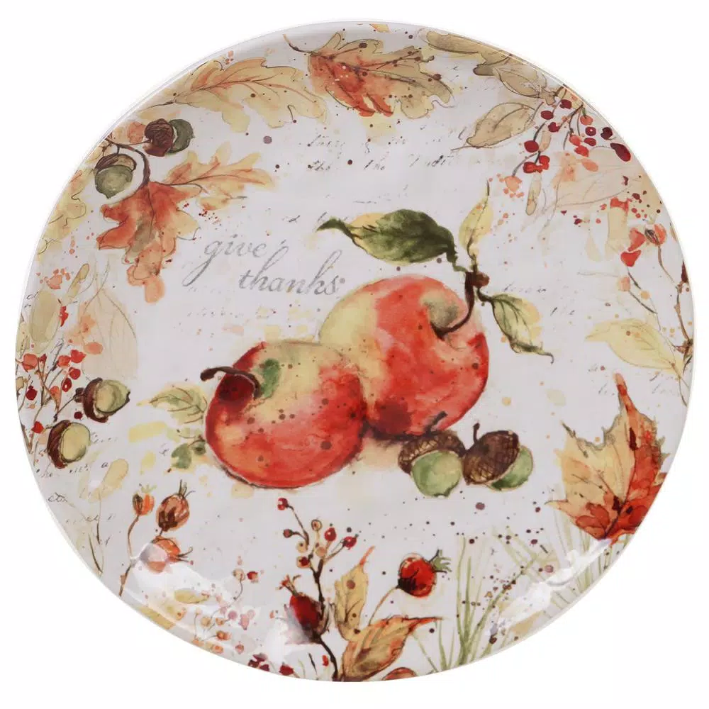 New ๐งจ Certified International Harvest Splash Multi-Colored 13 In. Round Platter โค๏ธ 3 New ๐งจ Certified International Harvest Splash Multi-Colored 13 In. Round Platter โค๏ธ