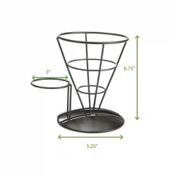 Outlet ๐ Mind Reader 5.25 In. W X 6.75 In. H X 5.25 In. D Cone Shaped Silver Fry Cone Holder (Set Of 3) ๐ 16 Outlet ๐ Mind Reader 5.25 In. W X 6.75 In. H X 5.25 In. D Cone Shaped Silver Fry Cone Holder (Set Of 3) ๐ -Serveware Store Online unnamed file 125