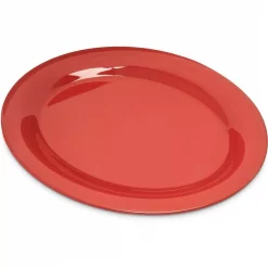 Top 10 ✔️ Carlisle Durus 12 In. X 9 In. Sunset Orange Melamine Oval Platter Tray (12-Pack) 🎉