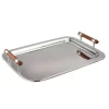 New 🎉 Elegance 22 In. X 15.5 In. Stainless Steel Rectangular Tray With Handles 👏 -Serveware Store Online unnamed file 1285