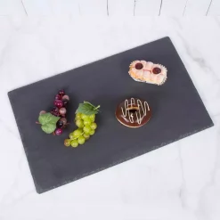 Flash Sale 👏 Creative Home Natural Slate Stone 12 In. X 20 In. Rectangular Serving Board Cheese Platter Dinning Serving Board 😍 -Serveware Store Online unnamed file 1319