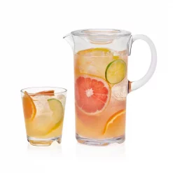 Cheap 👍 Libbey Indoors Out 7-Piece Break-Resistant Lidded Pitcher And Rocks Entertaining Set 😍
