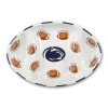 Cheapest 😀 Magnolia Lane Penn State Ceramic Football Tailgating Platter 🧨