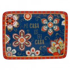 Cheapest ⭐ Certified International La Vida Multi-Colored 16 In. Earthenware Rectangular Platter 🧨