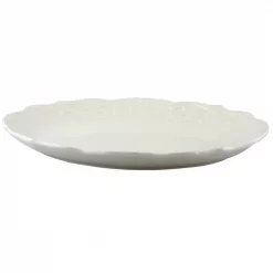 Top 10 ✨ Gibson Home Royal Abbey White Durastone Oval Embossed Platter ✔️