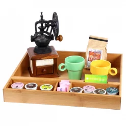 Discount 🧨 Creative Home Natural Bamboo Multipurpose Organizer Coffee Machine Accessories Storage Tray Serving Tray 🔥 -Serveware Store Online unnamed file 1436