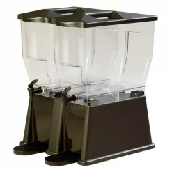 Budget 😍 Carlisle 3 Gal. Double Reservoir Economy Trim Polycarbonate Beverage Dispenser In Black 🎉