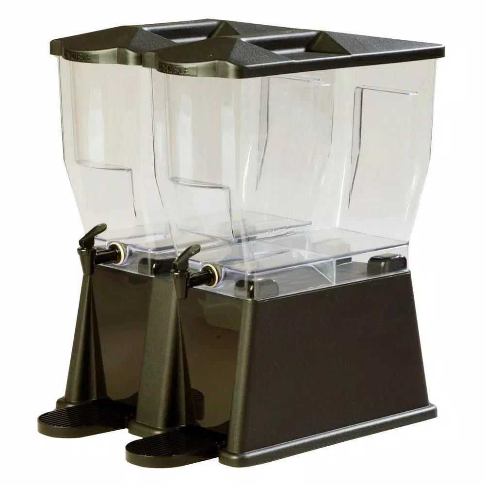 Budget 😍 Carlisle 3 Gal. Double Reservoir Economy Trim Polycarbonate Beverage Dispenser In Black 🎉 3 Budget 😍 Carlisle 3 Gal. Double Reservoir Economy Trim Polycarbonate Beverage Dispenser In Black 🎉