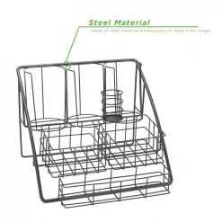 Best reviews of 🌟 Mind Reader Black Coffee Condiment Organizer, Caddy Organizer, Cup Holder, Lid Organizer, Kitchen And Breakroom Storage Organizer 🧨 -Serveware Store Online unnamed file 1488