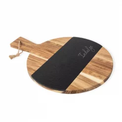 Promo 🎁 Cathy's Concepts Cathy’s Concepts Indulge Round Acacia And Slate Board 👍 -Serveware Store Online unnamed file 165