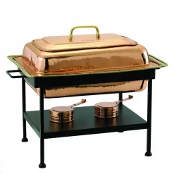 Deals ⌛ Old Dutch 8 Qt. 23 In. X 13 In. X 19 In. Rectangular Decor Copper Over Stainless Steel Chafing Dish 😉