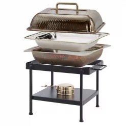 New 🧨 Old Dutch 15 In. X 12 In. X 15 In. 4 Qt. Rectangular Antique Copper 🔨 Hammered Chafing Dish 🎉 -Serveware Store Online unnamed file 247