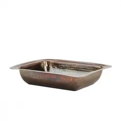 New 🧨 Old Dutch 15 In. X 12 In. X 15 In. 4 Qt. Rectangular Antique Copper 🔨 Hammered Chafing Dish 🎉 -Serveware Store Online unnamed file 250