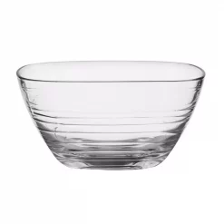 Outlet 🎁 Libbey Aviva 5.5 In. 6-Piece Clear Glass Small Wave Side Bowl Set 👏