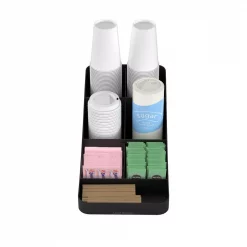 Flash Sale ❤️ Mind Reader Trove 7 Compartment Coffee Condiment Organizer In Black 🛒 -Serveware Store Online unnamed file 258