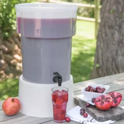 Top 10 🔔 Carlisle 5 Gal. Polyethylene Round Beverage Dispenser With Lid And Faucet In White 😀 -Serveware Store Online unnamed file 262
