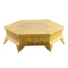 Hot Sale 🌟 Benzara Hexagonal 14 In. Gold Metal Wedding Cake Stand ✔️