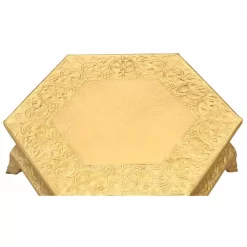 Hot Sale 🌟 Benzara Hexagonal 14 In. Gold Metal Wedding Cake Stand ✔️ 8 Hot Sale 🌟 Benzara Hexagonal 14 In. Gold Metal Wedding Cake Stand ✔️ -Serveware Store Online unnamed file 283