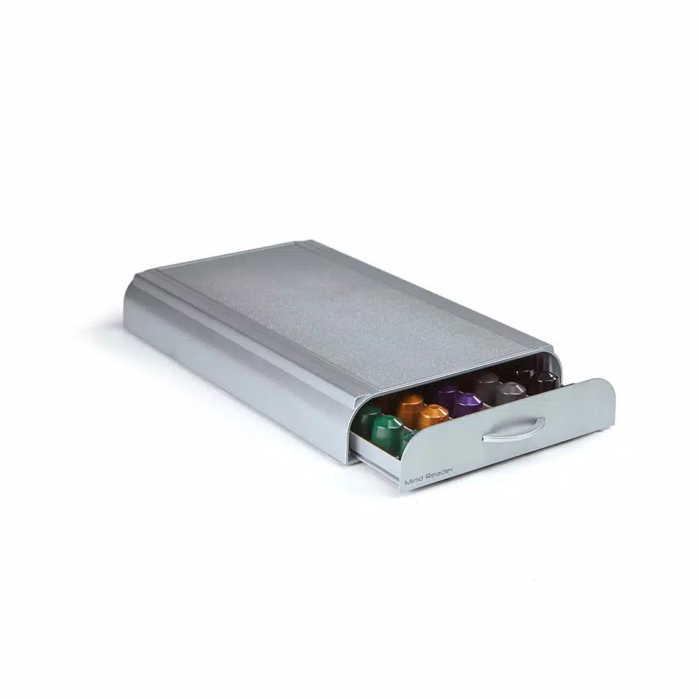 Wholesale ๐คฉ Mind Reader Anchor Nespresso Capsule Silver 50-Capacity Storage Drawer ๐ 6 Wholesale ๐คฉ Mind Reader Anchor Nespresso Capsule Silver 50-Capacity Storage Drawer ๐ - Image 4