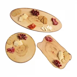 Buy ⭐ Honey-Can-Do 3 PCS Neutral Melamine Rustic Tray Set 👍 -Serveware Store Online unnamed file 310