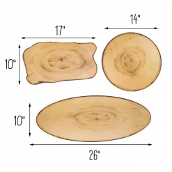 Buy ⭐ Honey-Can-Do 3 PCS Neutral Melamine Rustic Tray Set 👍 -Serveware Store Online unnamed file 312