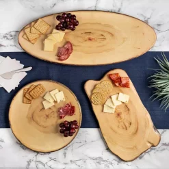 Buy ⭐ Honey-Can-Do 3 PCS Neutral Melamine Rustic Tray Set 👍 -Serveware Store Online unnamed file 313