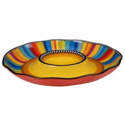 Best reviews of 💯 Certified International Sierra 13.5 In. Multicolored Chip And Dip 👏