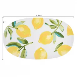 New 🛒 3R Studios Platter With Lemon Images 😀 -Serveware Store Online unnamed file 353