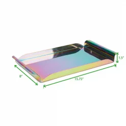 Outlet 🤩 Mind Reader Assorted Color Metal Rectangular Serving Tray With Handles 💯 -Serveware Store Online unnamed file 379