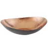 Best Pirce ⭐ Elegance 14.5 In. By 11 In. Large Oval Bowl In Black And Copper 🥰 -Serveware Store Online unnamed file 380