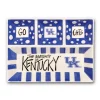 New ✨ Magnolia Lane Kentucky Ceramic 4 Section Tailgating Serving Platter 💯