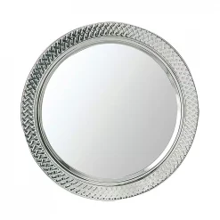 Cheap 🌟 Elegance 15 In. Dia Stainless Steel Round Lattice Tray 😀