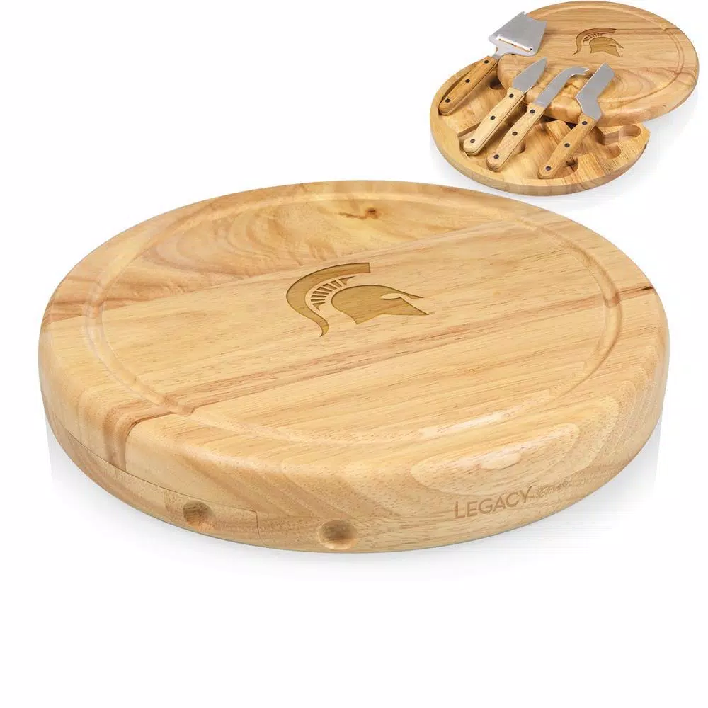Flash Sale π₯° TOSCANA Michigan State Spartans Circo Wood Cheese Board Set With Tools β¨ 4 Flash Sale π₯° TOSCANA Michigan State Spartans Circo Wood Cheese Board Set With Tools β¨ - Image 2