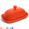 Deals 🛒 Sweese Porcelain Cute Butter Dish With Lid – Orange, Set Of 1 🎁 -Serveware Store Online unnamed file 42