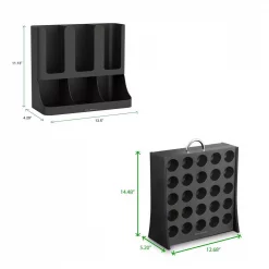 Hot Sale 🤩 Mind Reader Condiment Organizer With 50 K-Cup Storage, Black 🛒 -Serveware Store Online unnamed file 448