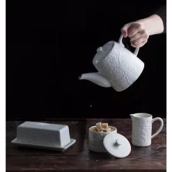 Best Sale ✔️ Mason Cash Forest 4-Piece 59 Fl. Oz. Cream Stoneware Breakfast Set 🧨 -Serveware Store Online unnamed file 534