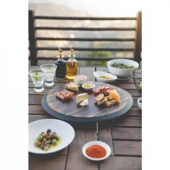 Deals 🤩 Picnic Time Acacia Lazy Susan Serving Trey 😉 -Serveware Store Online unnamed file 558