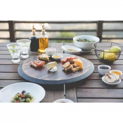 Deals 🤩 Picnic Time Acacia Lazy Susan Serving Trey 😉 -Serveware Store Online unnamed file 559