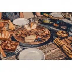 Deals 🤩 Picnic Time Acacia Lazy Susan Serving Trey 😉 -Serveware Store Online unnamed file 561