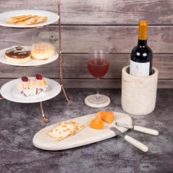 New π Creative Home 6 In. L X 14 In. W Natural Champagne Marble Oval Shaped Serving Tray Cheese Serving Board Pastry Board π 12 New π Creative Home 6 In. L X 14 In. W Natural Champagne Marble Oval Shaped Serving Tray Cheese Serving Board Pastry Board π -Serveware Store Online unnamed file 595