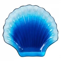 Brand new 🎁 Certified International Natural Coast Multi-Colored 11.25 In. Glass Shell Platter 😀